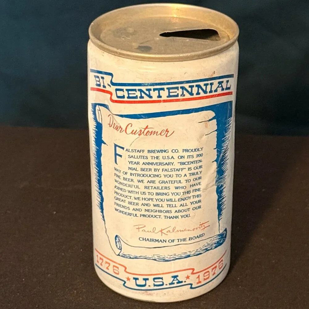Falstaff  vintage beer can